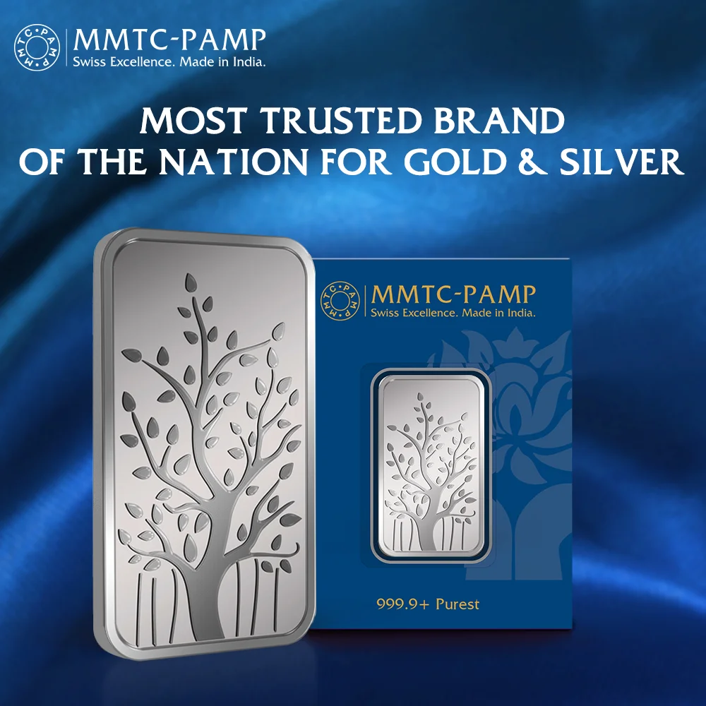 (999.9+) Purest 10 gm Banyan Tree Silver Bar