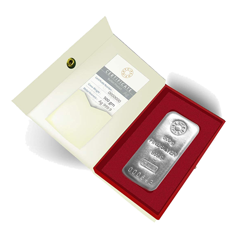 (999.9+) Purest 1kg Casted Silver Bar