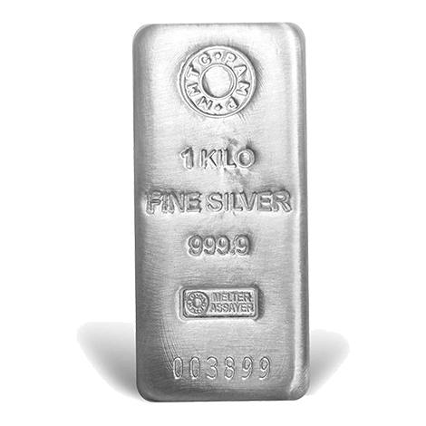 (999.9+) Purest 1kg Casted Silver Bar